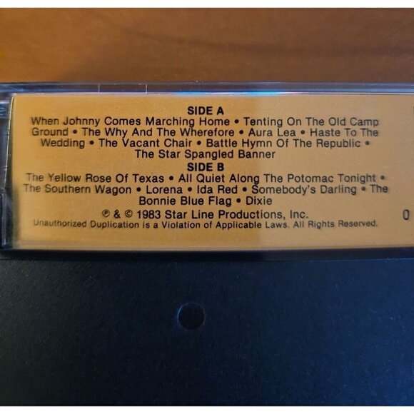 Civil War Guitar Campfire Memories Audio Cassette By Kirk Browne - Picture 2 of 7